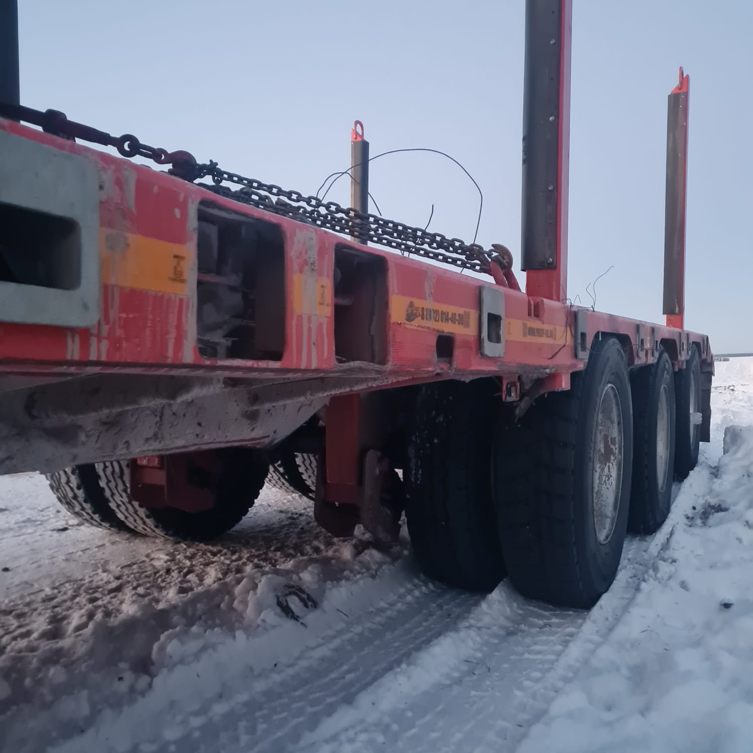 98713* Полуприцеп тяжеловоз 3 оси