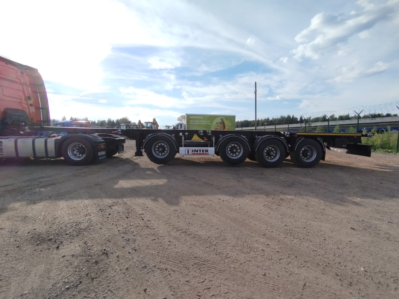 8533* Полуприцеп контейнеровоз 4 оси