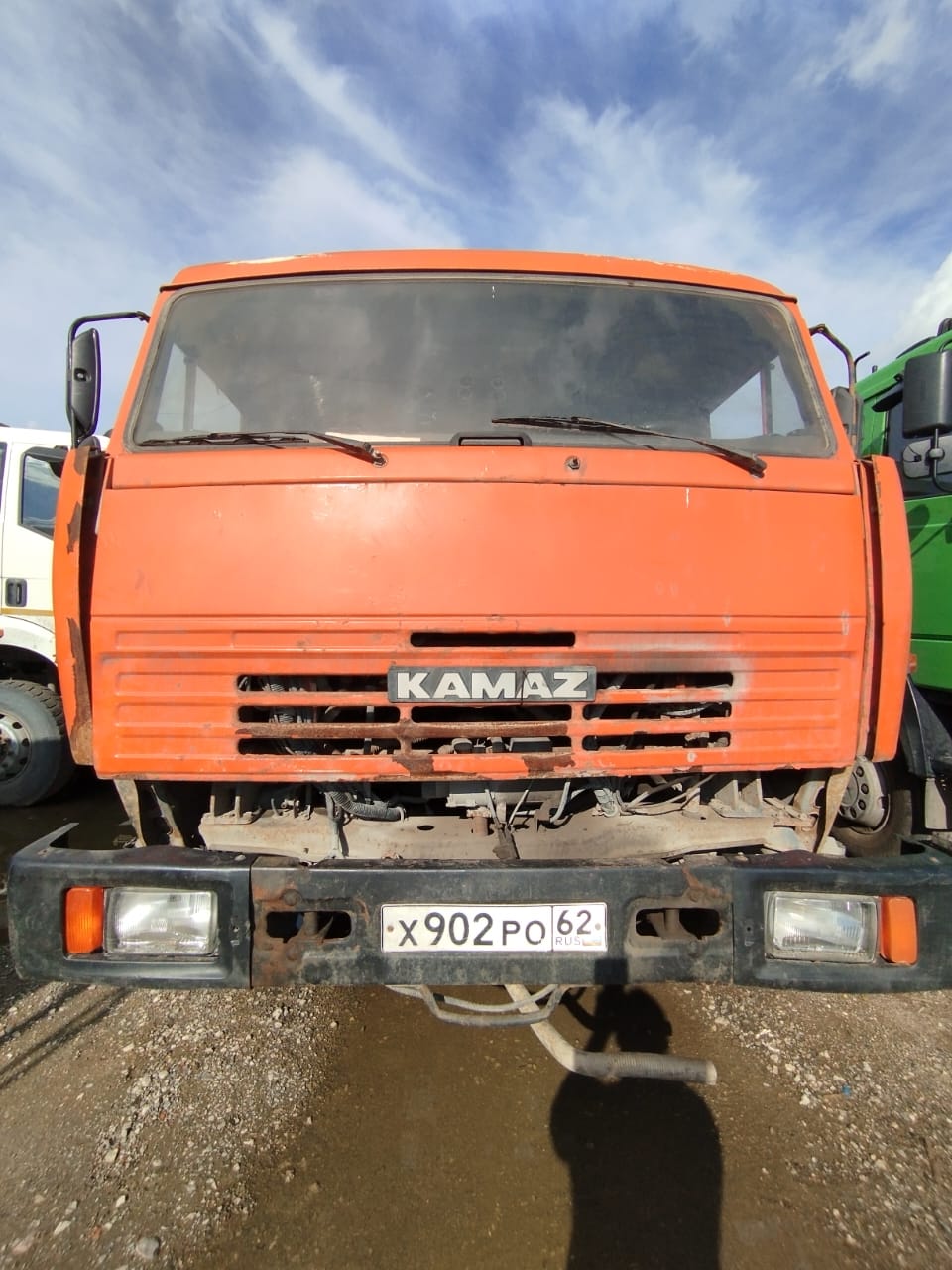 АС-1К.2 на шасси КамАЗ 65115 6x4 Ломовоз с КМУ
