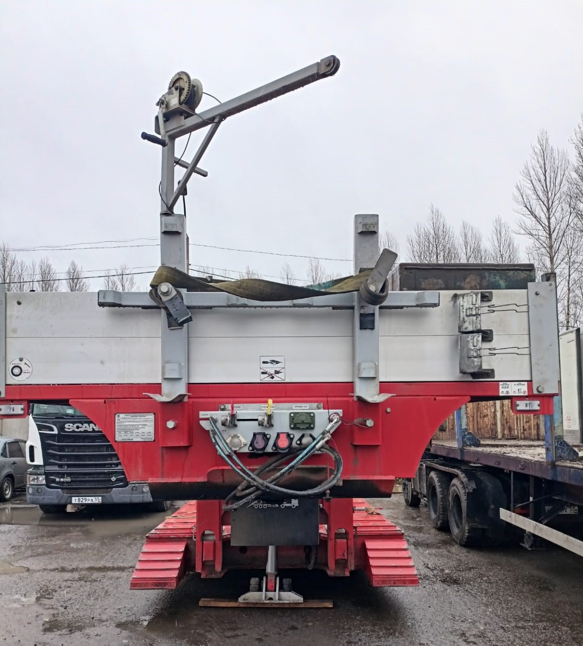 9942* Полуприцеп тяжеловоз 3 оси