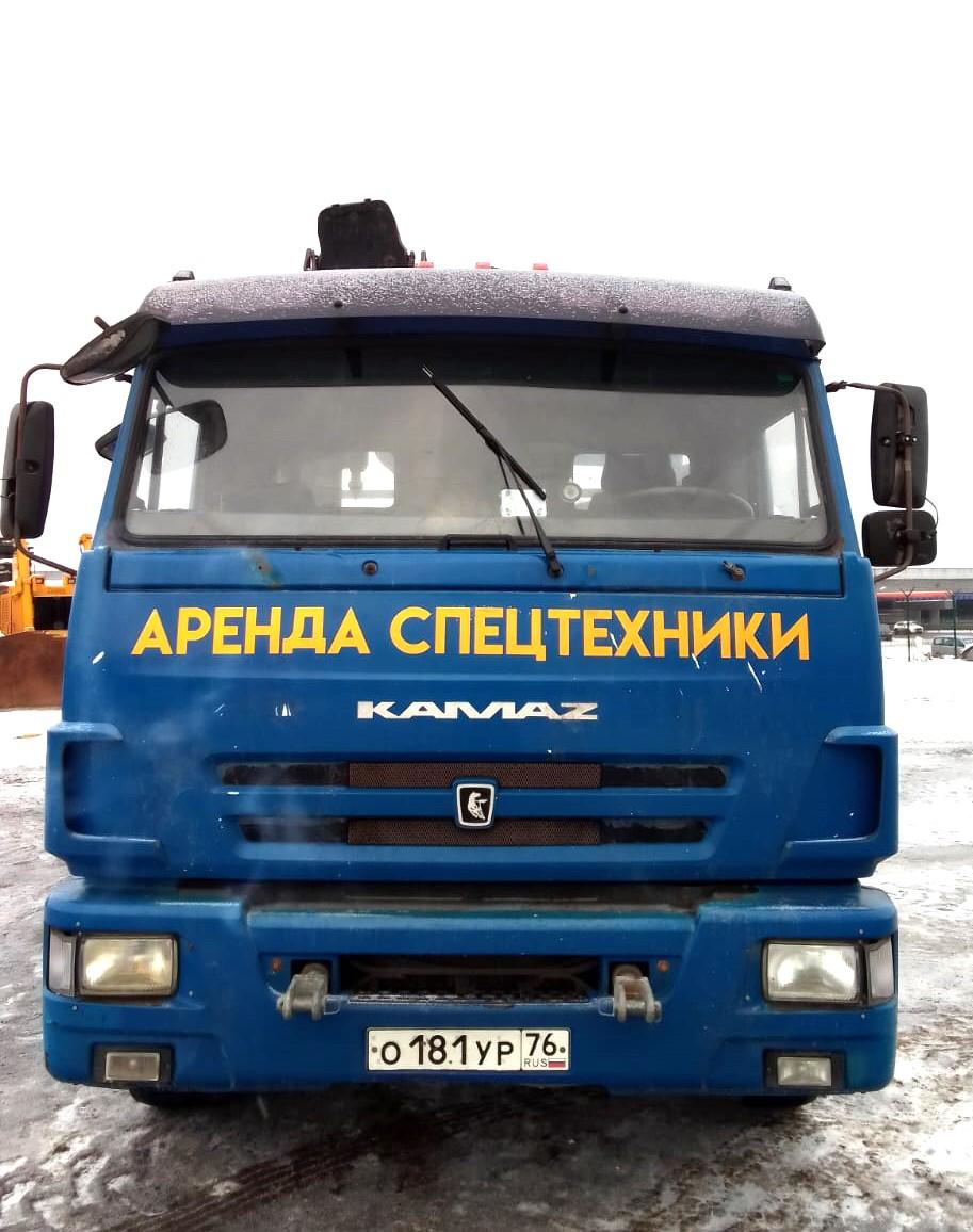 7805* на шасси КамАЗ 65117 6x4 Бортовой с КМУ