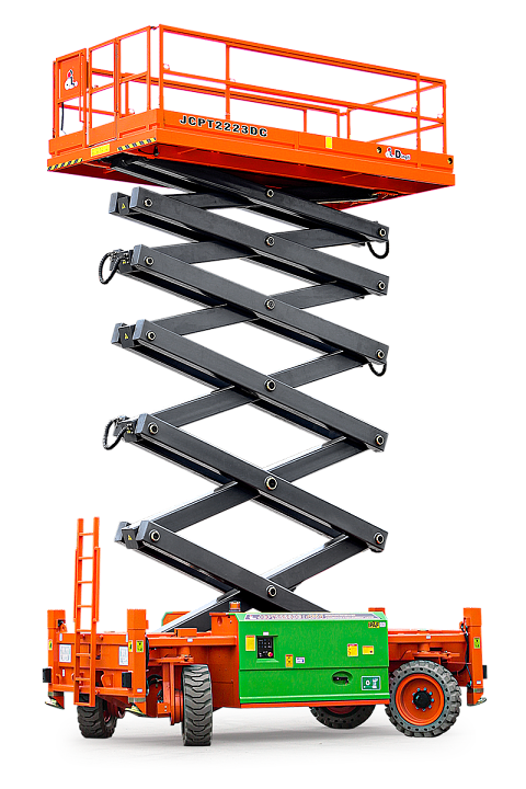 Внедорожный самоходный ножничный электрический подъемник 4WD и 4WS   JCPT2223DC