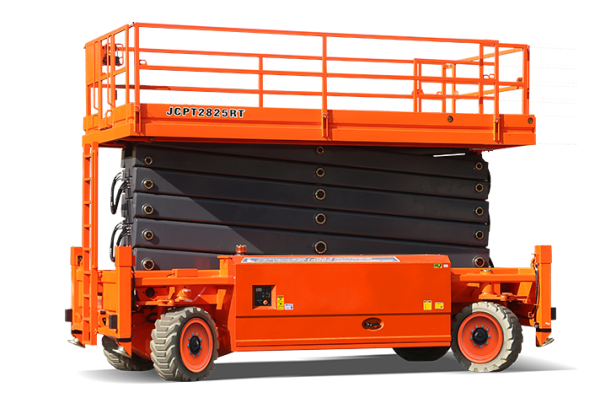 Внедорожный самоходный ножничный дизельный подъемник 4WD и 4WS   JCPT2825RT