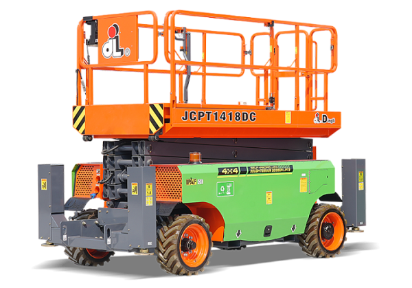 Внедорожный самоходный ножничный электрический подъемник 2WD и 2WS   JCPT1418DC
