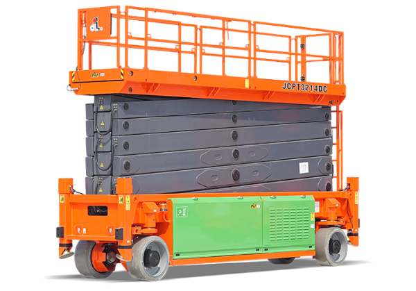 Внедорожный самоходный ножничный электрический подъемник 4WD и 4WS JCPT3214DC