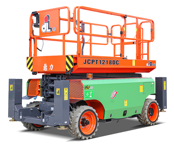 Внедорожный самоходный ножничный электрический подъемник 2WD и 2WS   JCPT1218DC
