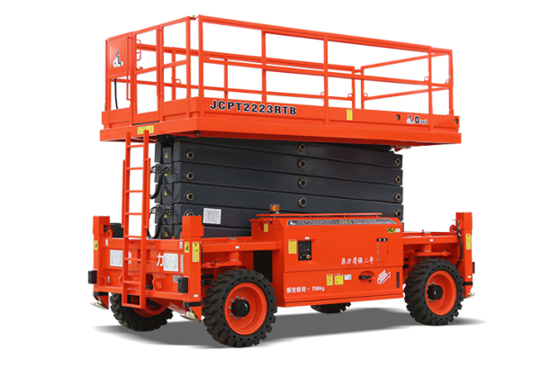 Внедорожный самоходный ножничный дизельный подъемник 4WD и 4WS   JCPT2223RTB