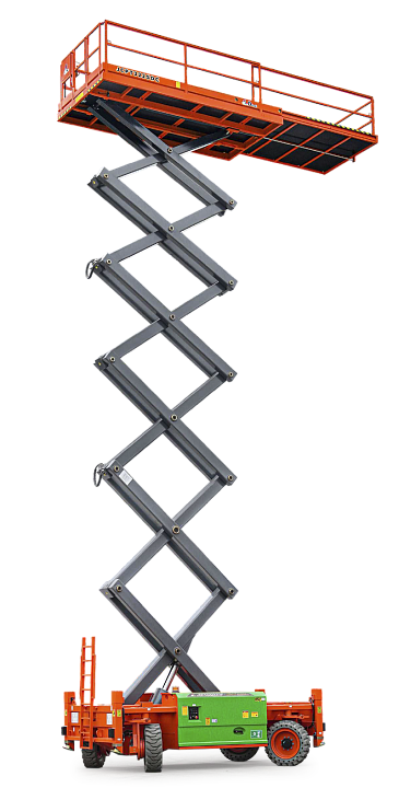 Внедорожный самоходный ножничный электрический подъемник 4WD и 4WS   JCPT3225DC