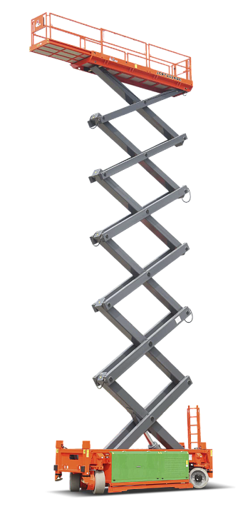 Внедорожный самоходный ножничный электрический подъемник 4WD и 4WS   JCPT2814DC