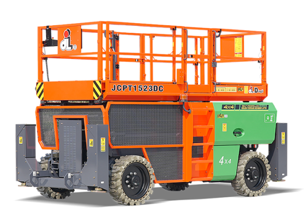 Внедорожный самоходный ножничный электрический подъемник 4WD и 2WS   JCPT1523DCB