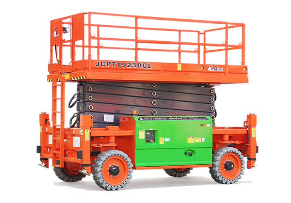 Внедорожный самоходный ножничный электрический подъемник 4WD и 4WS   JCPT1923DCL